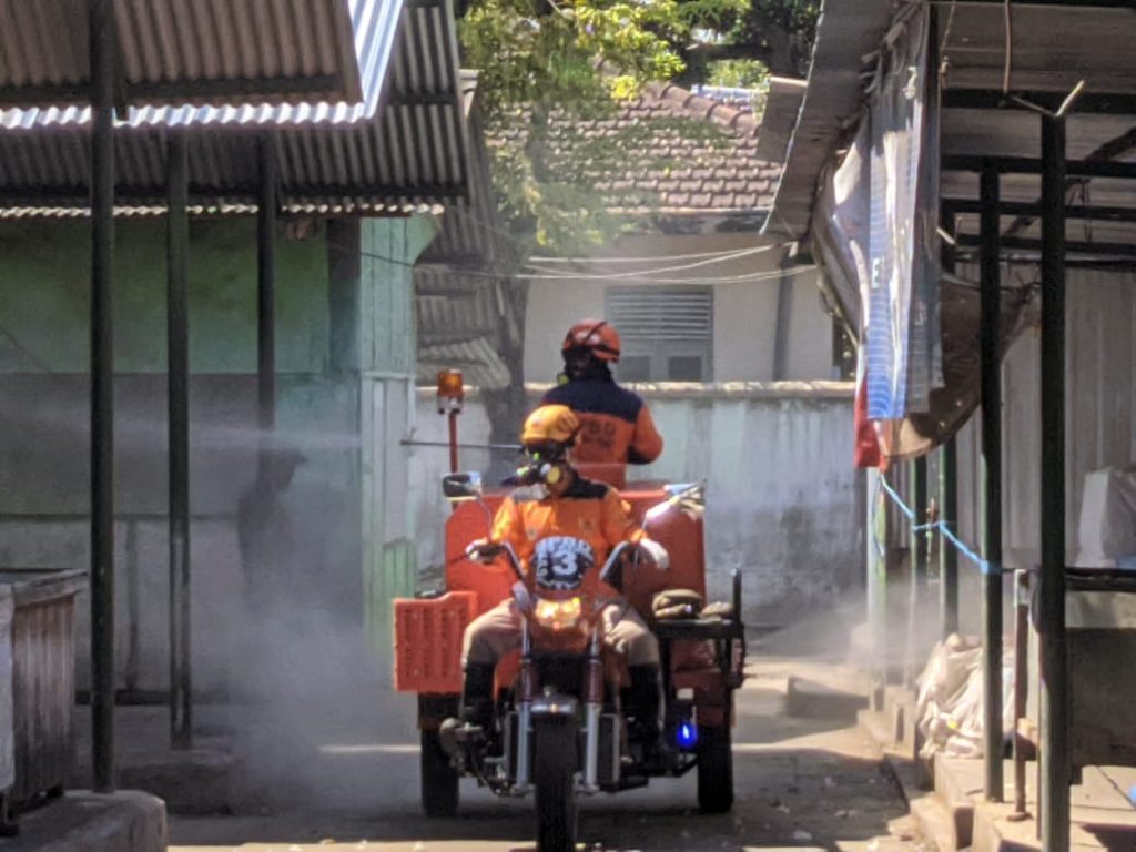 Ditemukan Pedagang Positif Korona, Pasar Banjaran Kota Kediri Ditutup Sementara