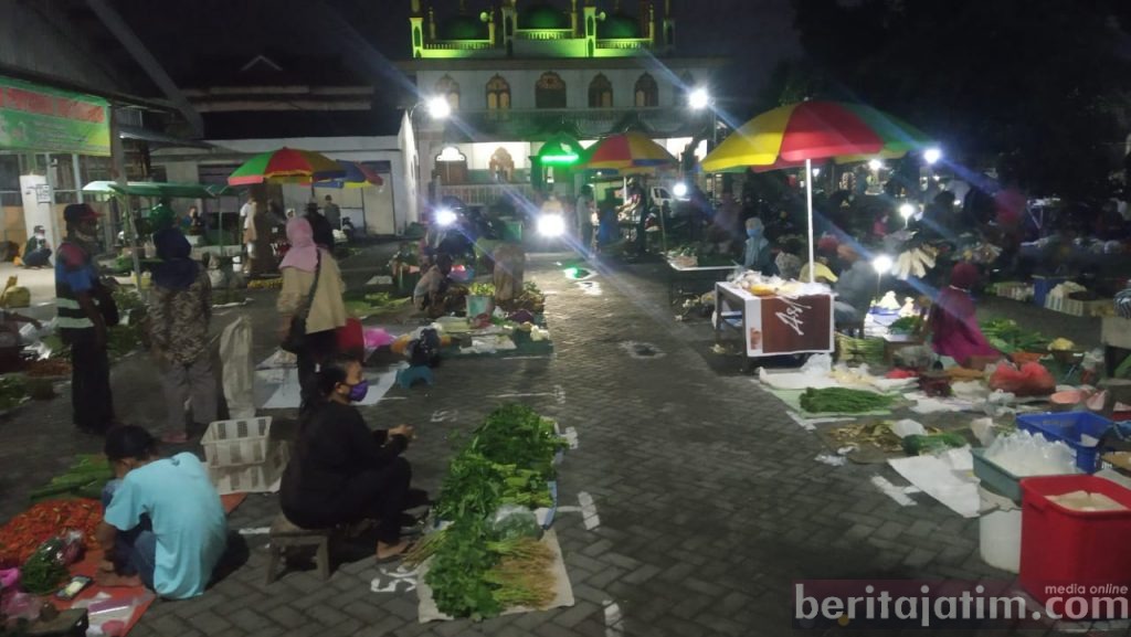 Disperindag Kabupaten Kediri Terapkan Physical Distancing di Pasar Tradisional