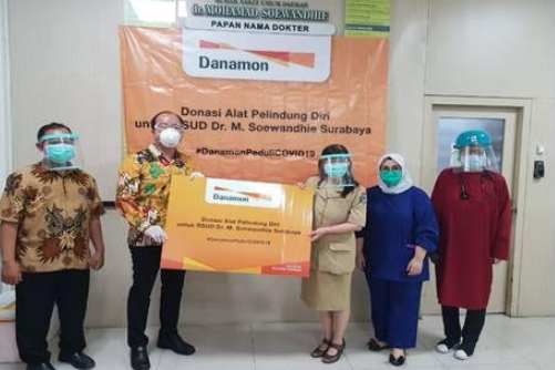 Bank Danamon Berikan APD untuk RSUD Soewandhie