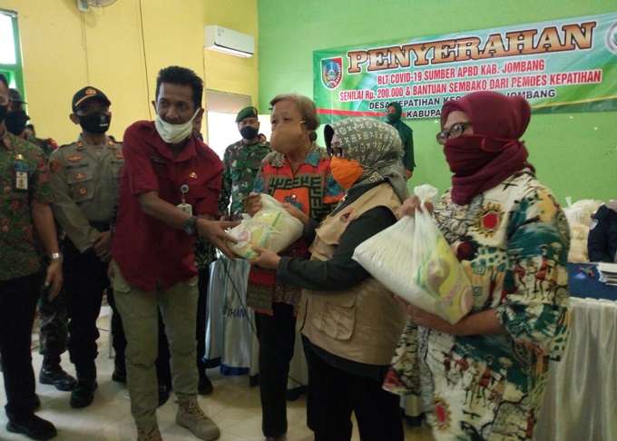 Dikebut, Pembagian Bansos APBD Jombang Capai 86 Persen