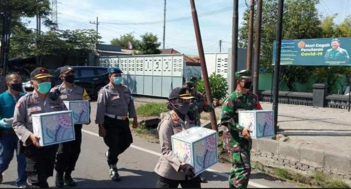 Polres KP3 Tanjung Perak Surabaya Salurkan Bantuan