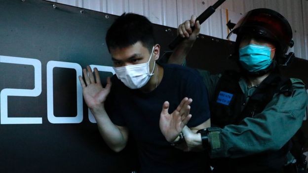 Demo di Hong Kong Meledak Lagi, 120 Orang Diamankan