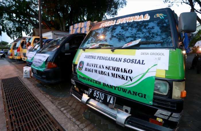 Banyuwangi Salurkan 21.700 Paket Sembako