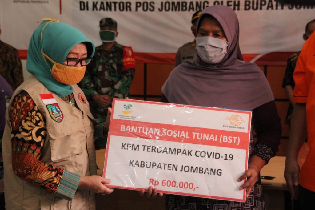 BLT Kemensos Rp 600 Ribu Mulai Didistribusikan di Jombang