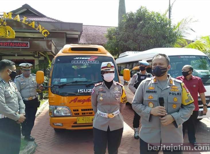 Polres Malang Jaring 18 Orang Pemudik