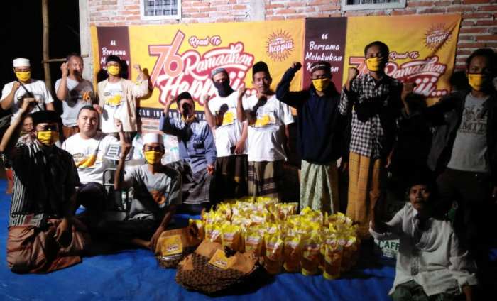 Luar Biasa! Belasan Karta Heppiii Community Bersatu Bantu Korban PHK Akibat Corona