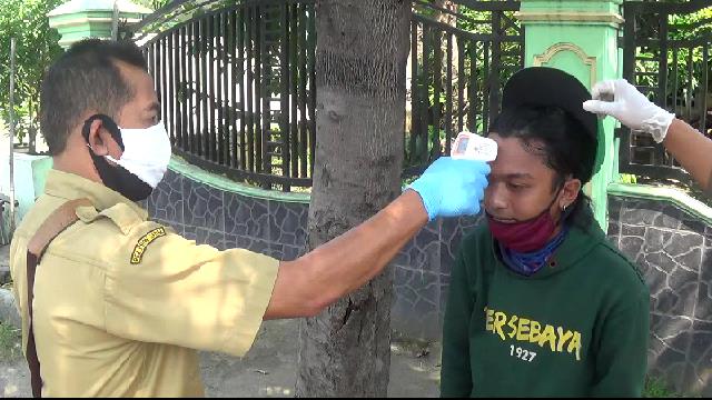 Petugas Gabungan Razia Anjal dan Gepeng di Kabupaten Kediri