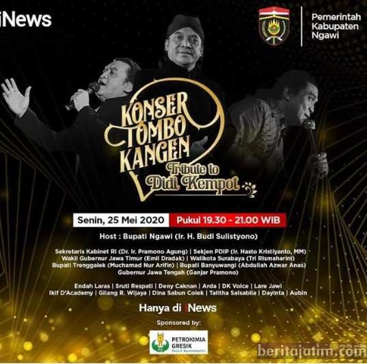 Konser Digital Didi Kempot Pertemukan Emil Dardak dan Kader PDIP