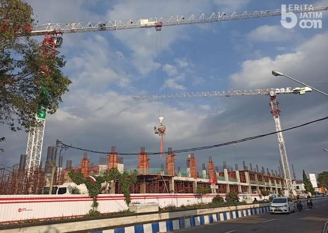 Progres Pengerjaan Pasar Legi Capai 50 Persen