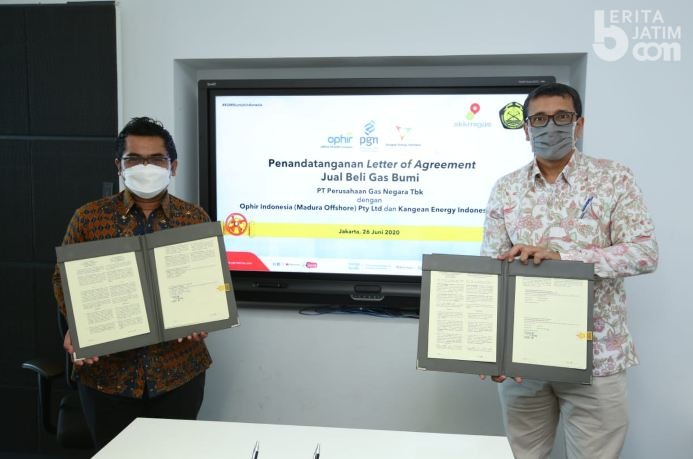 PGN Tanda Tangan LoA Tahap Ketiga dengan Produsen Gas Hulu
