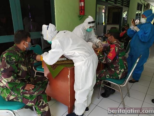 Pastikan Prajurit Tak Terpapar Covid-19, 50 Babinsa Rapid Test