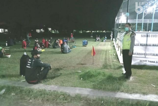 Lomba Kicau Burung Buduran Sidoarjo Dibubarkan Polisi