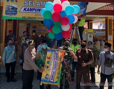 Tekan Penyebaran Covid-19, Kelurahan Wonocolo Taman Resmi Sebagai Kampung Tangguh Semeru