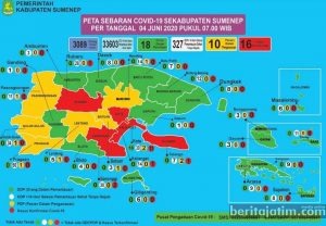 Pasien Positif Covid-19 di Sumenep Bertambah 4 Orang, Transmisi Lokal