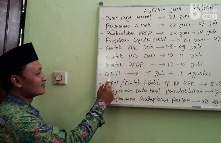KPU Sumenep Coklit 887.144 Calon Pemilih Pilkada