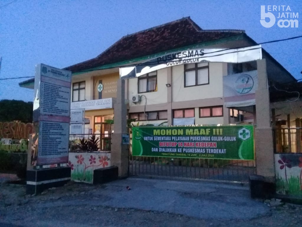 7 Tenaga Medis Reaktif, Puskesmas Guluk-guluk Tutup Sementara