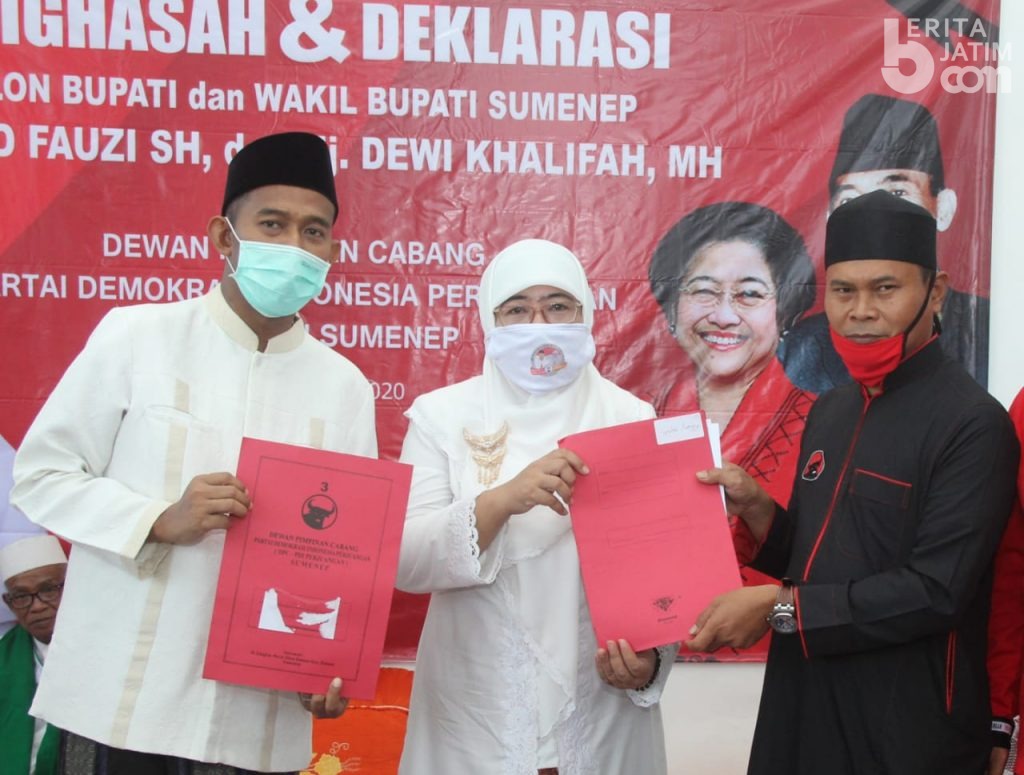 PDIP Sumenep Optimis Dapat Dukungan Partai Lain Setelah PAN, Usung Pasangan Fauzi-Eva