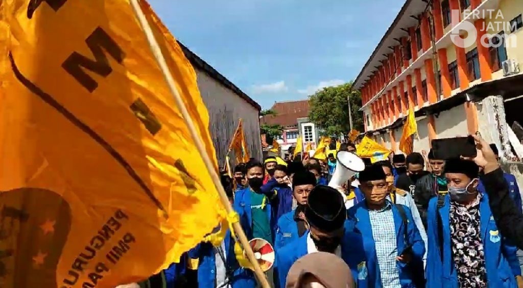 Demo, PMII Pamekasan Tolak Tambang Ilegal