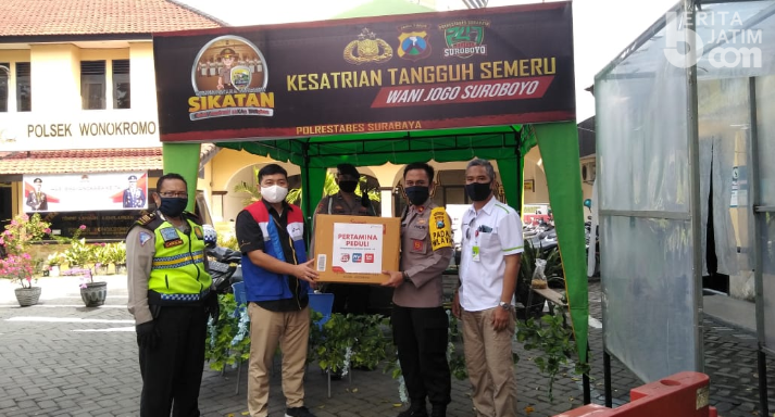 Dukung Program Kampung Tangguh, Pertamina Salurkan 1.200 Masker Kain