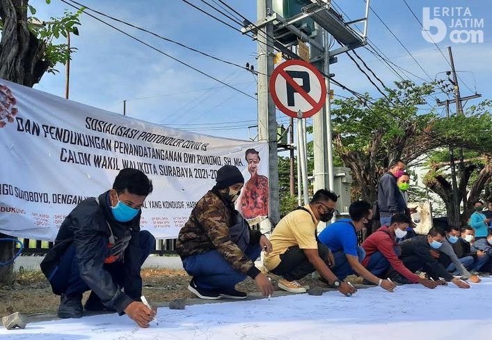 Ratusan Buruh Dukung Pak D Maju Pilwali Surabaya