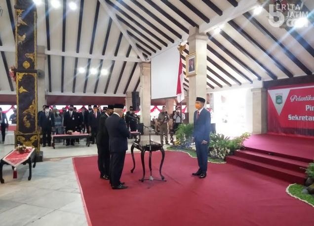 Wahyu Hidayat Resmi Jabat Sekda Kabupaten Malang