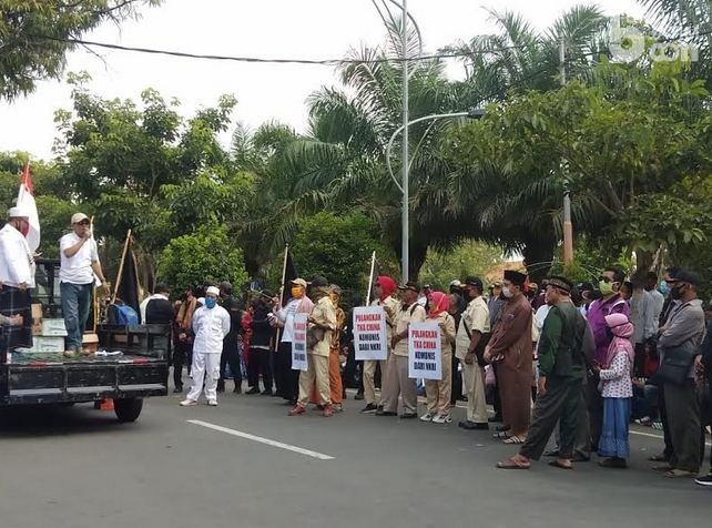 Massa di Mojokerto Demo Tolak RUU HIP