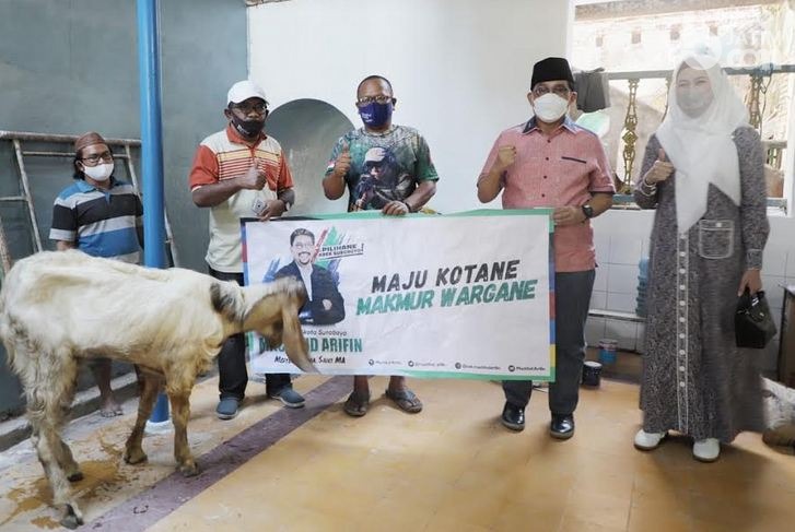 Idul Adha, Machfud Arifin Salurkan 226 Hewan Kurban untuk Seluruh Warga Surabaya