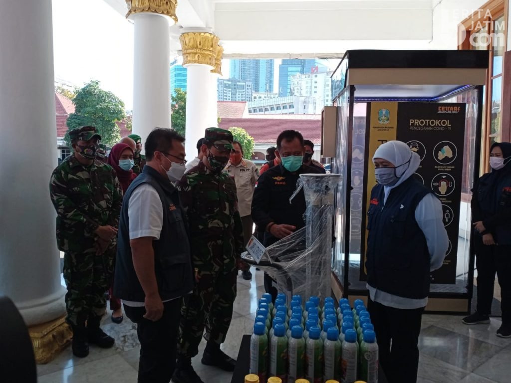 Gubernur Khofifah Apresiasi Bantuan KSAD