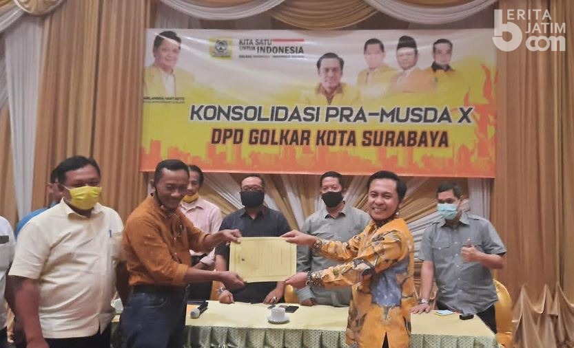 Arif Fathoni Kandidat Kuat Ketua Golkar Surabaya