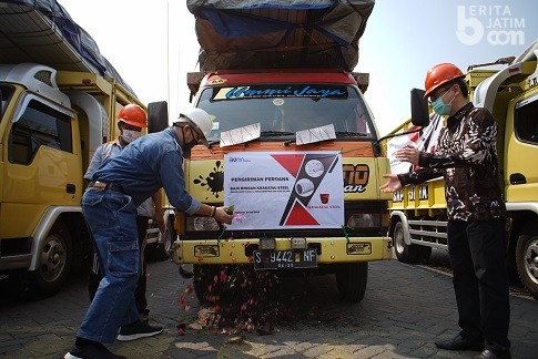 Krakatau Steel Jual Baja Ringan ke Mojokerto