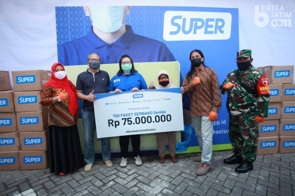 Aplikasi Super Bagikan Bantuan Bagi Warga yang Terdampak Pandemi Covid-19