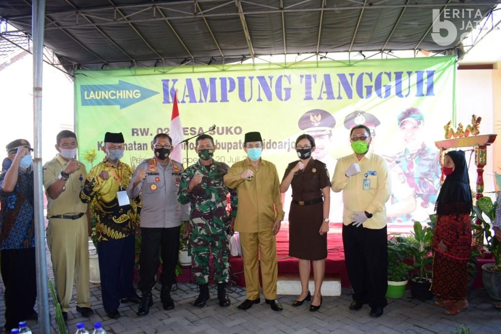 Lagi, Kampung Tangguh di Sidoarjo Diresmikan