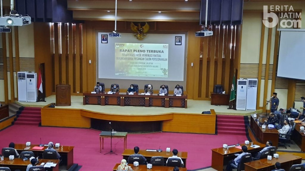 Dukungan KTP Bagi Paslon Malang Jejeg Kurang 50 Ribu Lebih