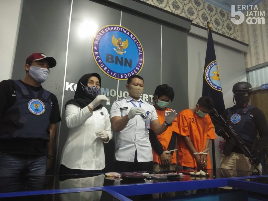 BNNK Mojokerto Amankan Pengedar Sabu, Pelaku Mengaku Dikendalikan dari Dalam Lapas