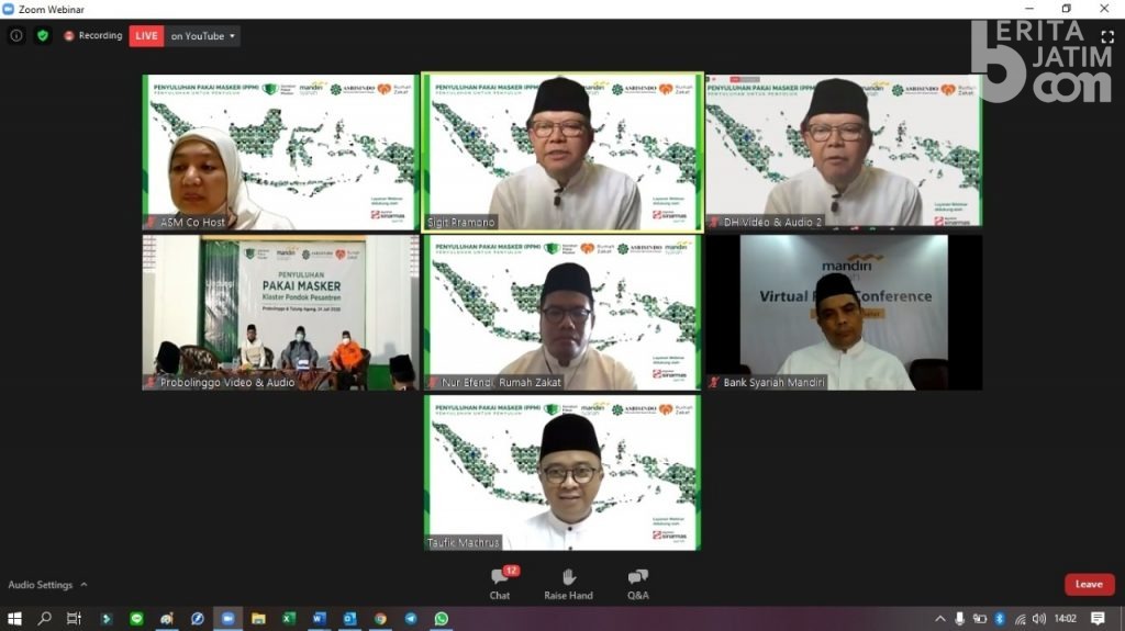 Rumah Zakat Kolaborasi dengan Gerakan Pakai Masker