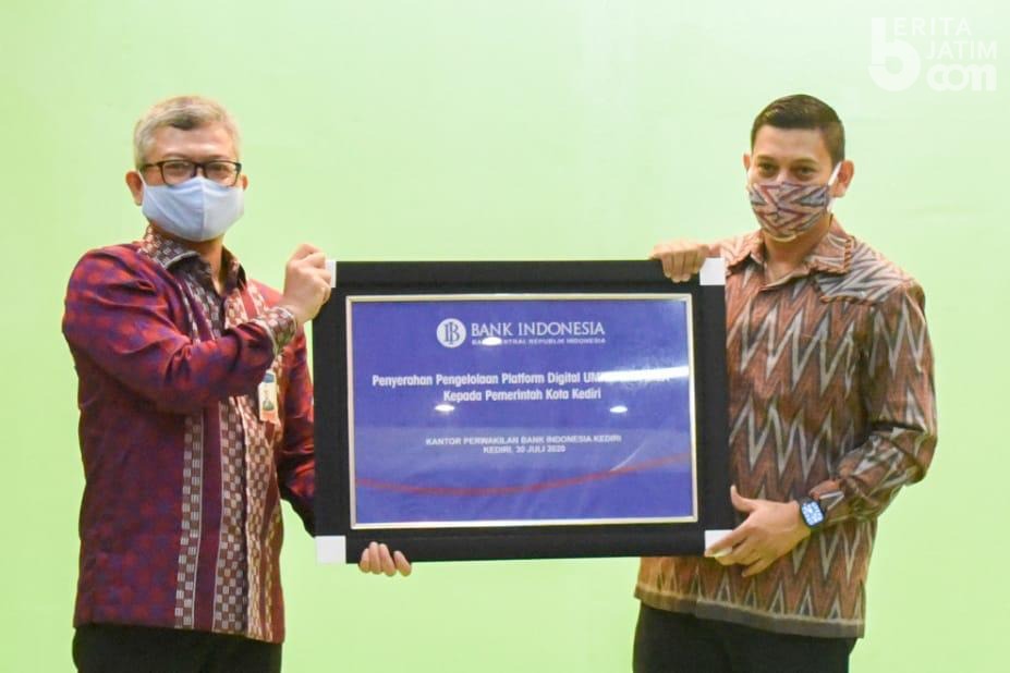 Walikota Kediri UMKM Virtual Expo 2020 yang Masuk Rekor Muri Indonesia