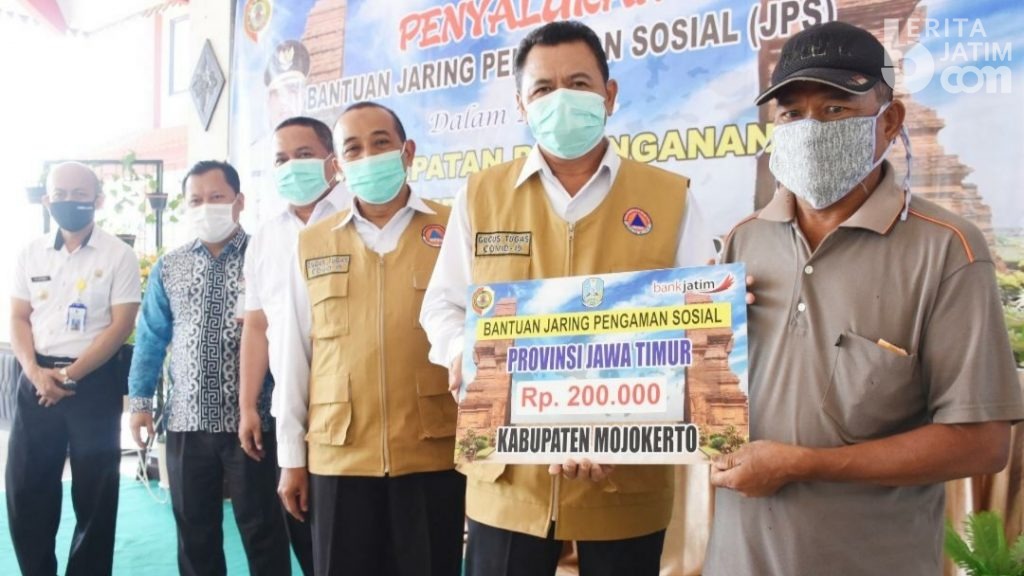 1.202 KK di Kecamatan Dlanggu, Kabupaten Mojokerto Terima Bantuan Program JPS