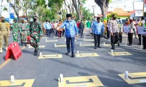 Pemkab Pamekasan Bersama TNI-Polri Terapkan ‘Starting Grid MotoGP’