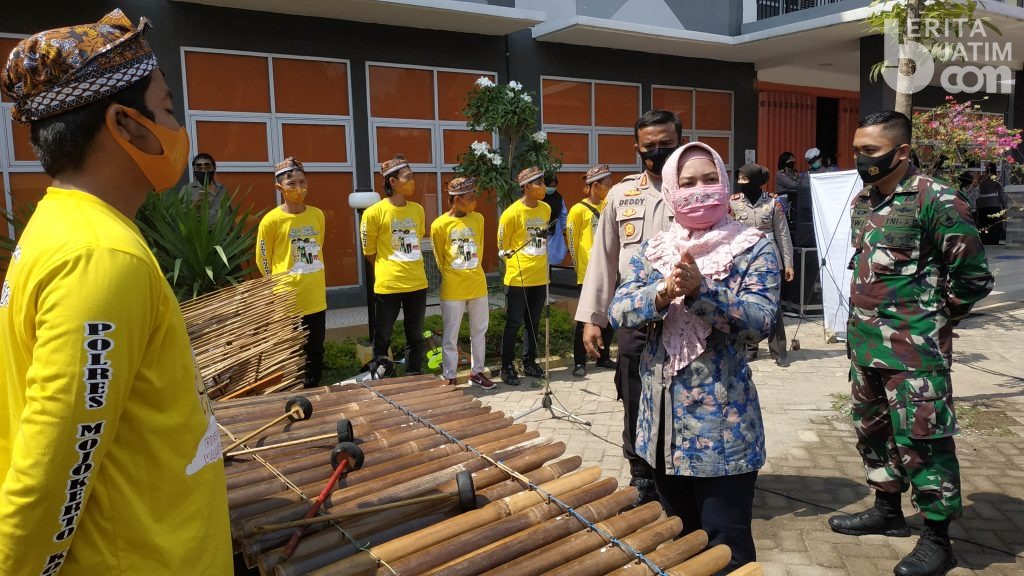 Polresta Mojokerto Launching Pengamen Tangguh Semeru