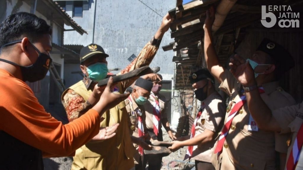 8 Rumah Tidak Layak Huni di Kabupaten Mojokerto Dipugar