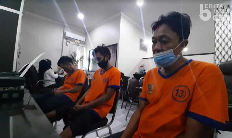 Bapak dan Anak Pesta Sabu Digerebek Polrestabes Surabaya