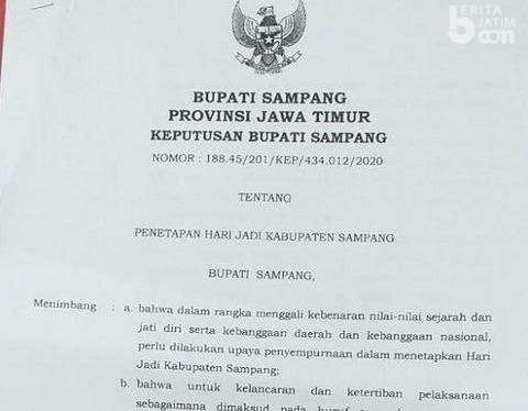 Penobatan Raden Praseno sebagai Raja Madura, Cikal Bakal Hari Jadi Kabupaten Sampang