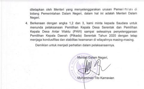 Pilkades Sidoarjo Ditunda, Pelaksanaan Setelah Pilkada Serentak