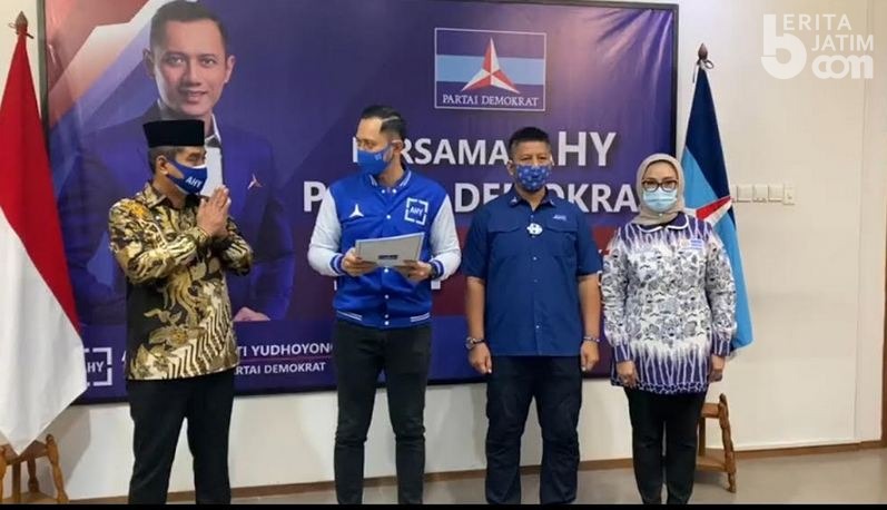 AHY Berikan Rekom Machfud Arifin-Mujiaman, Demokrat Surabaya Gerakkan Massa Akar Rumput