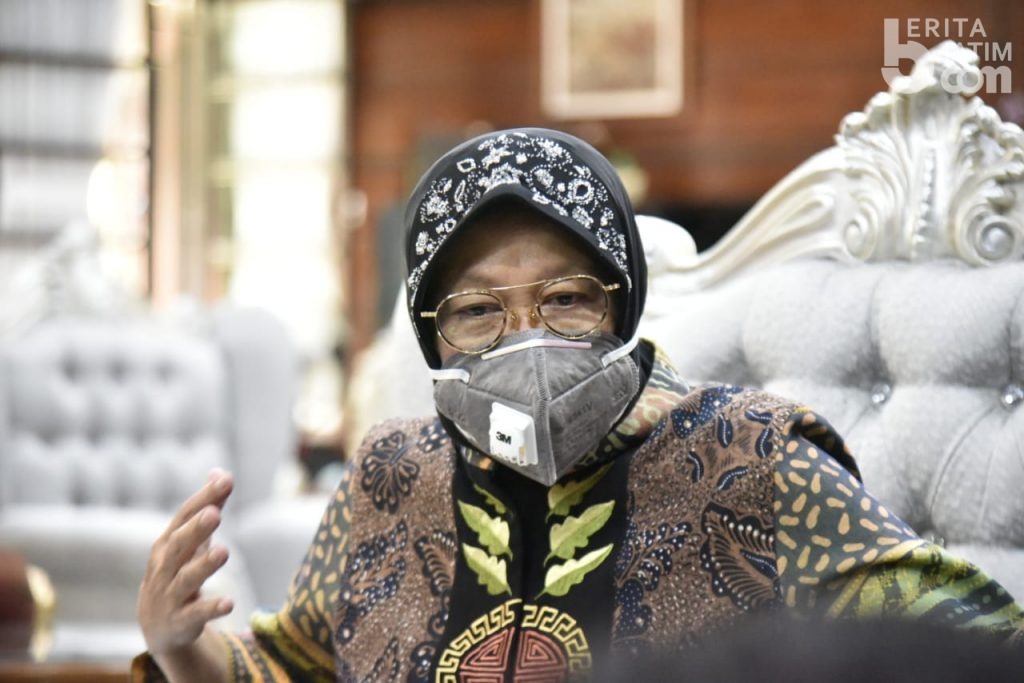 Risma Temui Tiga Pimpinan KPK