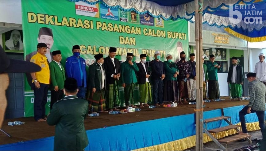Didukung 6 Parpol, Fattah Jasin – Ali Fikri Deklarasi Maju Pilkada Sumenep 2020