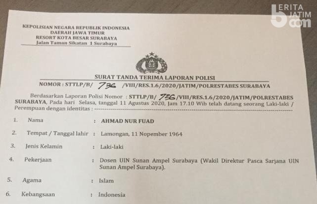 Dosen UINSA Dilaporkan Aniaya Sesama Dosen, Rektor Sarankan Penyelesaian Kekeluargaan