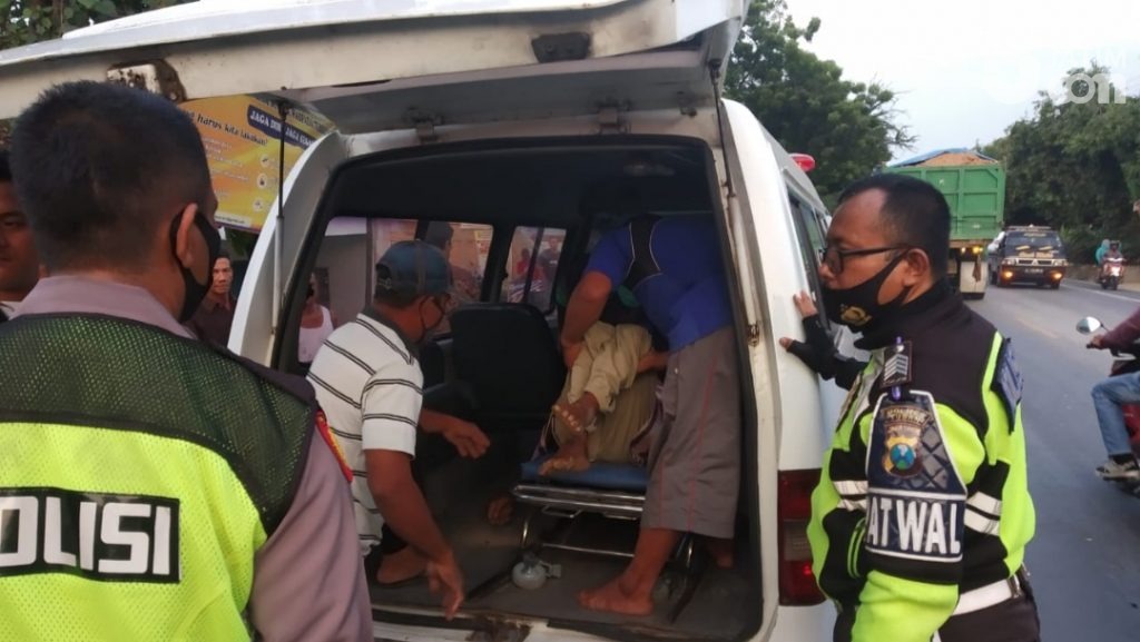 Kecelakaan 3 Motor di Pantura Tuban, 1 Tewas 4 luka-luka