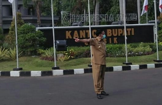 Petugas Mangkir Atur Lalin, Bupati Sambari Semprot Kadishub Gresik
