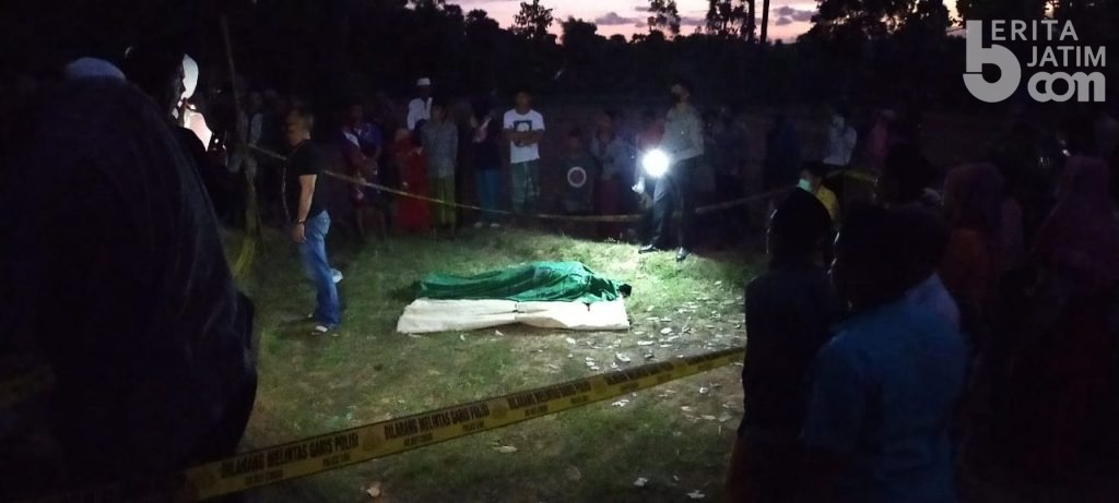Mayat Laki-laki Ditemukan Telungkup di Tengah Sawah